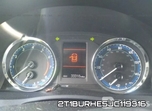 2T1BURHE5JC119316 фото 8