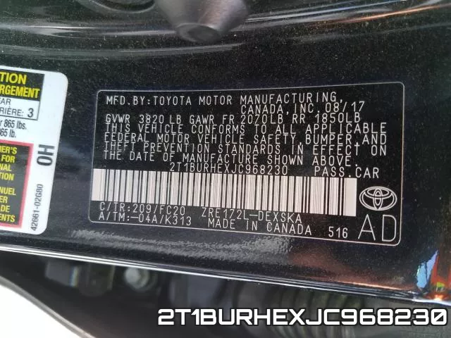 2T1BURHEXJC968230 фото 2