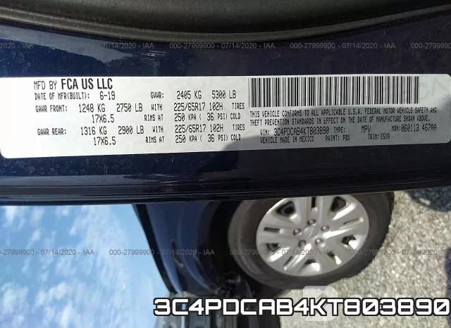 3C4PDCAB4KT803890 фото 10