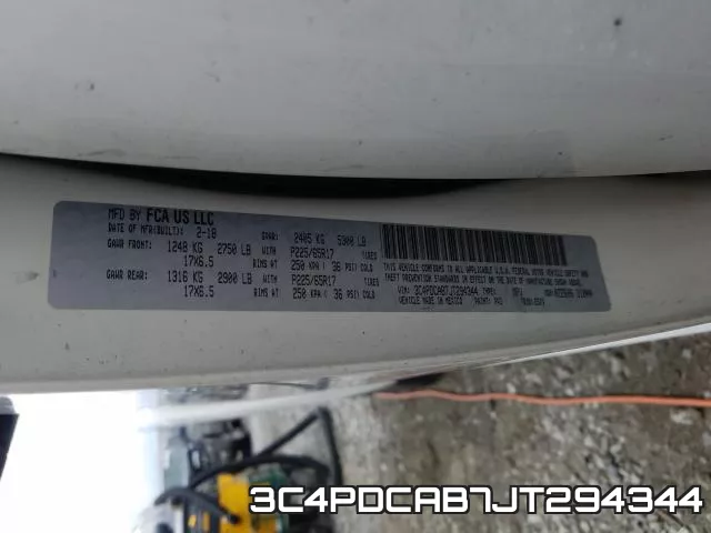 3C4PDCAB7JT294344 фото 2