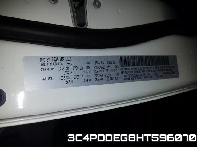 3C4PDDEG8HT596070 фото 2