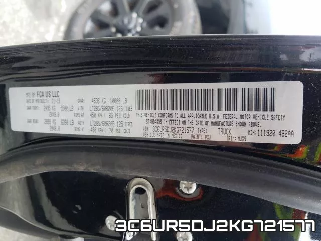 3C6UR5DJ2KG721577 фото 2