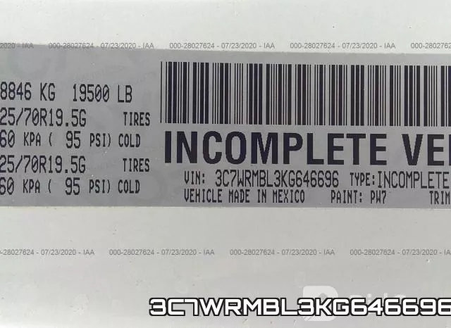 3C7WRMBL3KG646696 фото 10