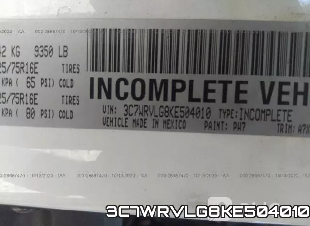 3C7WRVLG8KE504010 фото 10