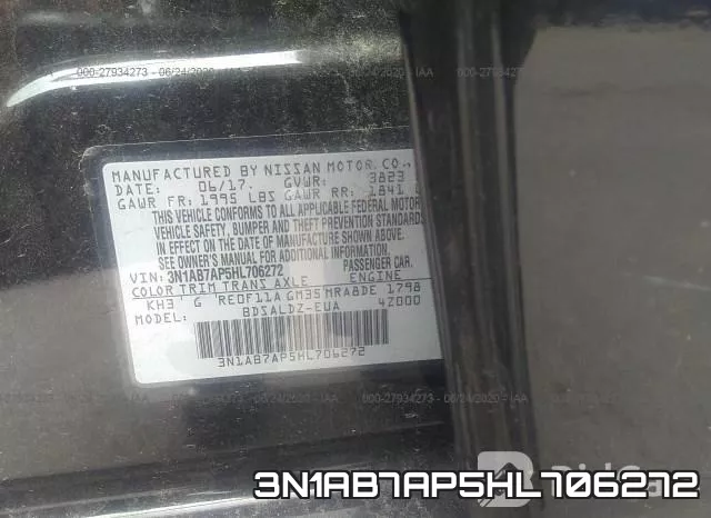 3N1AB7AP5HL706272 фото 10