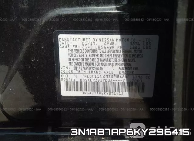 3N1AB7AP6KY296415 фото 10