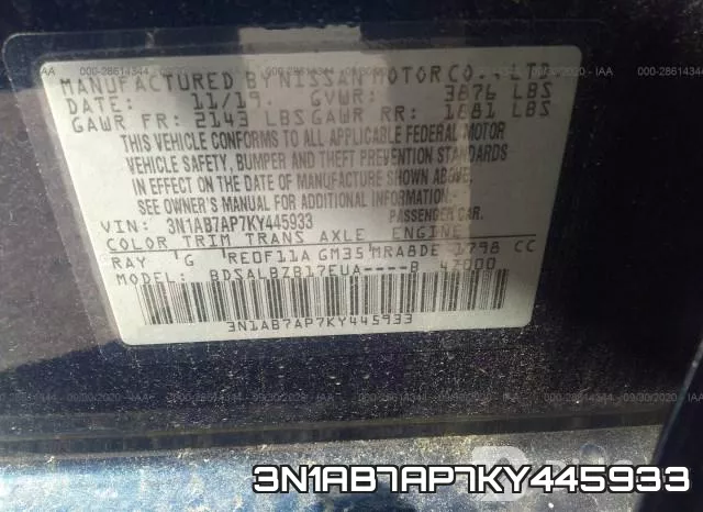 3N1AB7AP7KY445933 фото 10