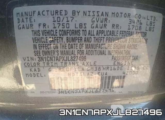 3N1CN7APXJL827496 фото 10