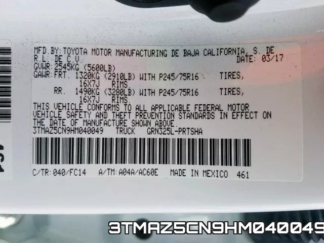 3TMAZ5CN9HM040049 фото 2