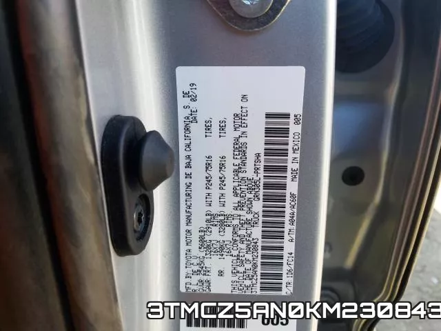 3TMCZ5AN0KM230843 фото 2