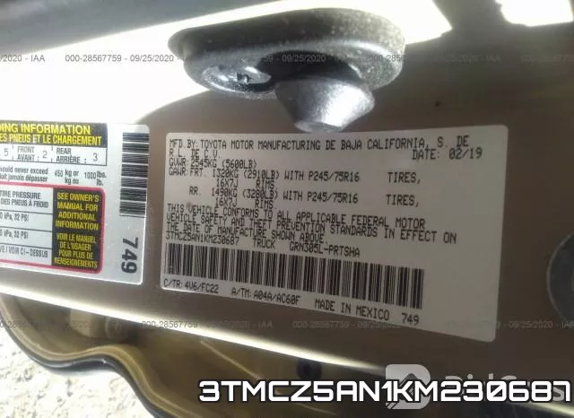 3TMCZ5AN1KM230687 фото 10