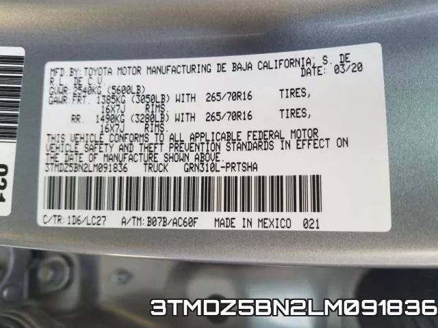 3TMDZ5BN2LM091836 фото 2