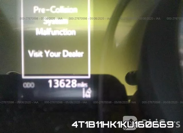 4T1B11HK1KU160669 фото 8