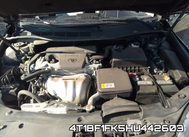 4T1BF1FK5HU442603 фото 2