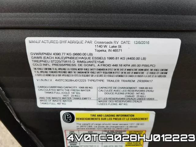 4V0TC3028HJ012223 фото 2