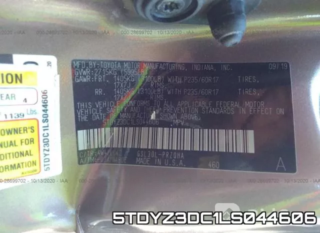 5TDYZ3DC1LS044606 фото 10