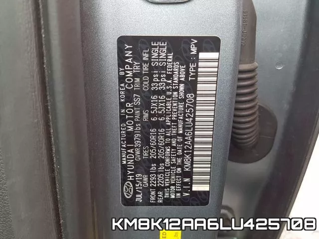 KM8K12AA6LU425708 фото 2