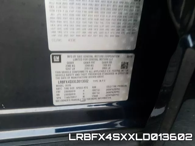 LRBFX4SXXLD013602 фото 2
