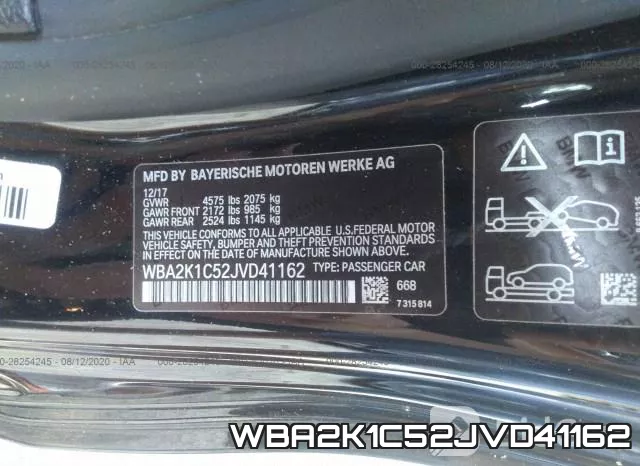WBA2K1C52JVD41162 фото 10