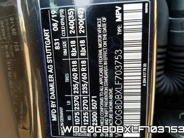WDC0G8DBXLF703753 фото 2