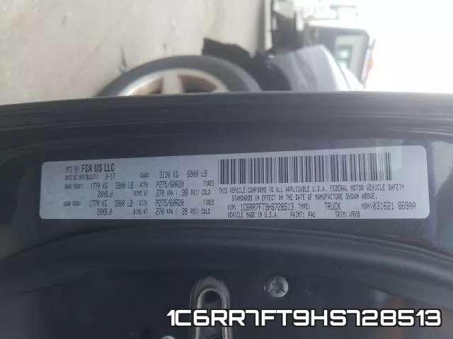 1C6RR7FT9HS728513 фото 2