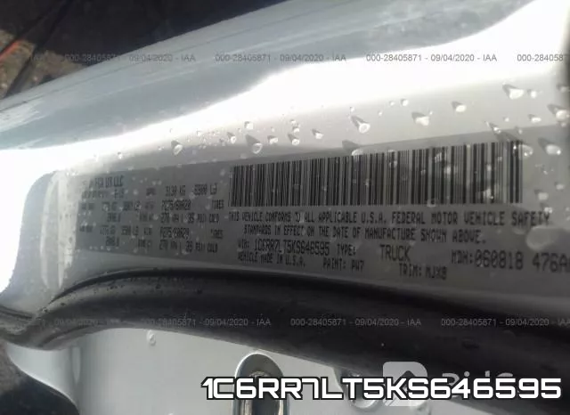 1C6RR7LT5KS646595 фото 10