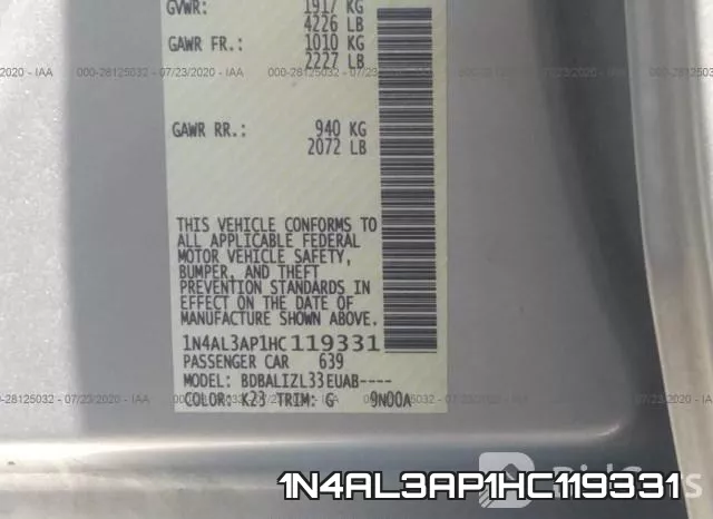 1N4AL3AP1HC119331 фото 10
