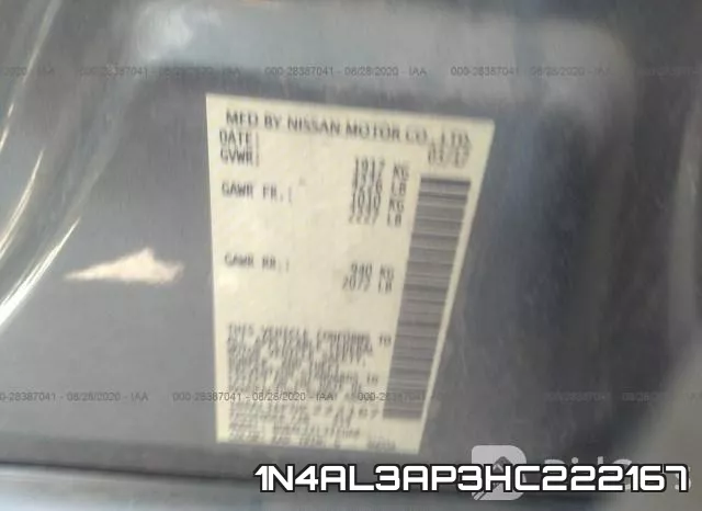 1N4AL3AP3HC222167 фото 10
