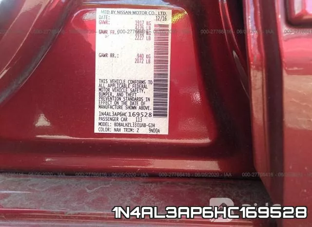 1N4AL3AP6HC169528 фото 10