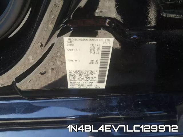 1N4BL4EV7LC129972 фото 2