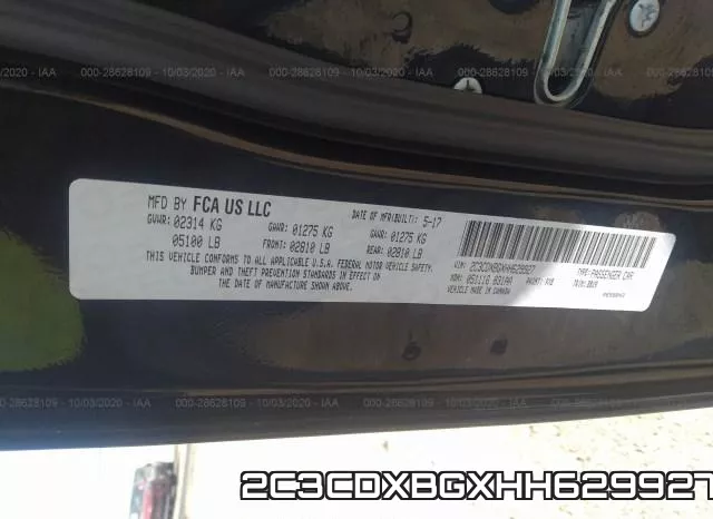 2C3CDXBGXHH629927 фото 10