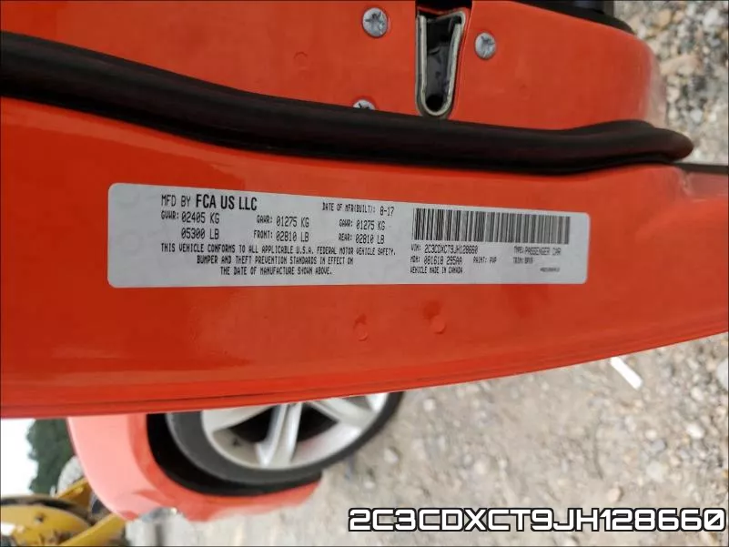 2C3CDXCT9JH128660 фото 2