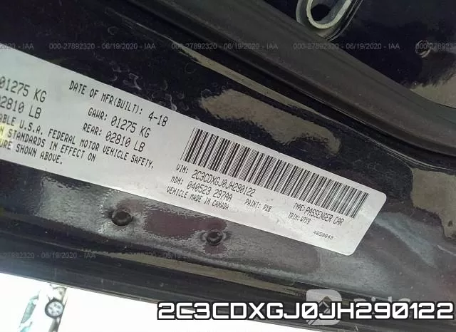 2C3CDXGJ0JH290122 фото 10