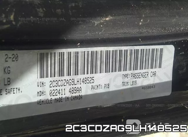 2C3CDZAG9LH148525 фото 10