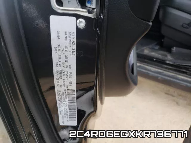 2C4RDGEGXKR736771 фото 2