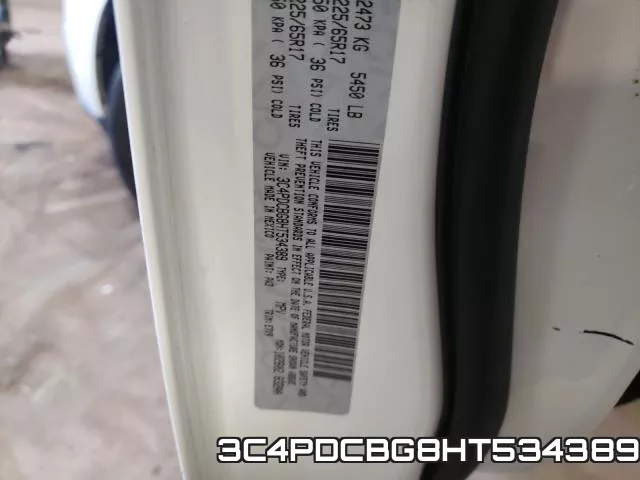 3C4PDCBG8HT534389 фото 2