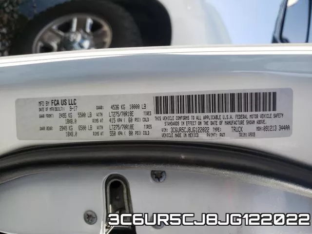 3C6UR5CJ8JG122022 фото 2