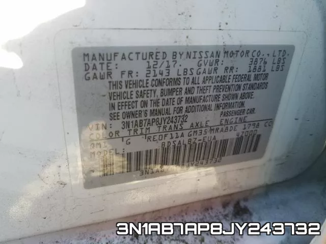 3N1AB7AP8JY243732 фото 2