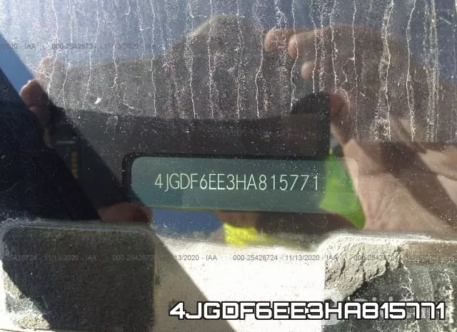 4JGDF6EE3HA815771 фото 10