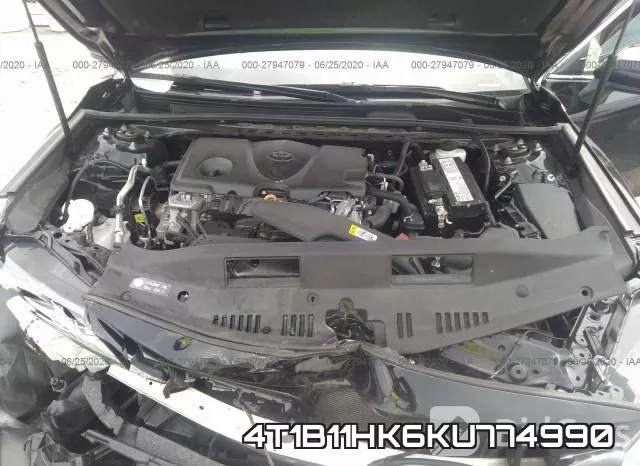 4T1B11HK6KU774990 фото 2