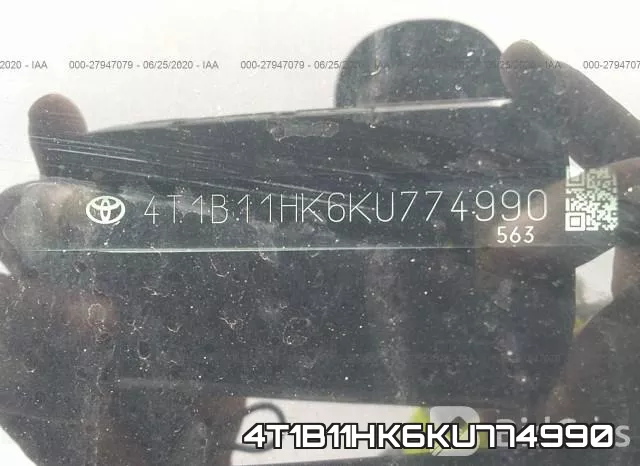 4T1B11HK6KU774990 фото 10
