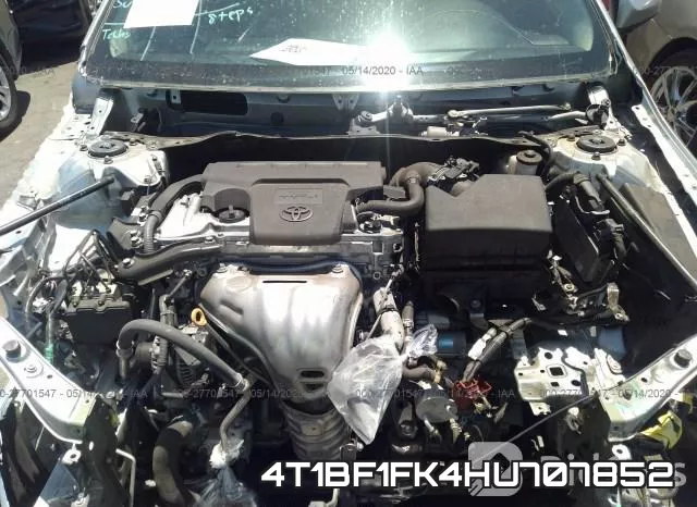4T1BF1FK4HU707852 фото 2