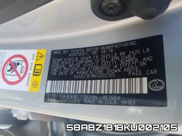 58ABZ1B18KU002105 фото 2