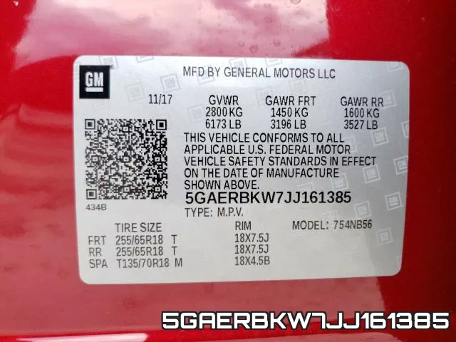 5GAERBKW7JJ161385 фото 2
