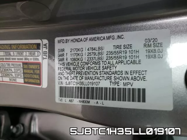 5J8TC1H35LL019107 фото 2