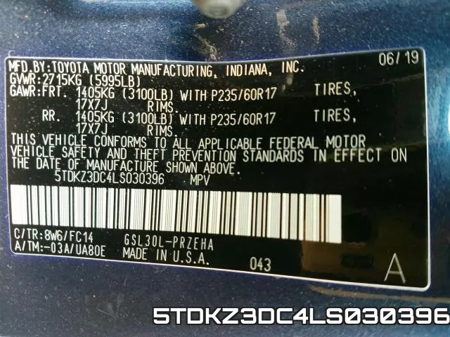 5TDKZ3DC4LS030396 фото 2