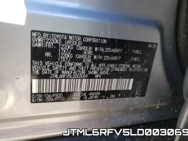 JTML6RFV5LD003069 фото 2