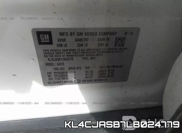 KL4CJASB7LB024779 фото 10