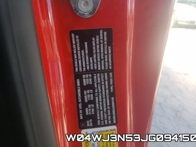 W04WJ3N53JG094150 фото 2