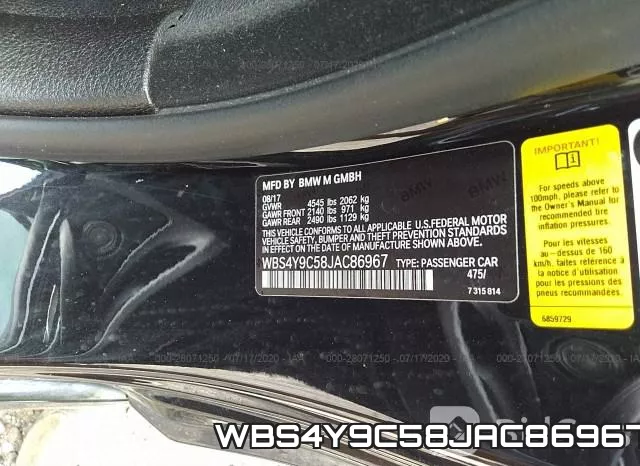 WBS4Y9C58JAC86967 фото 9